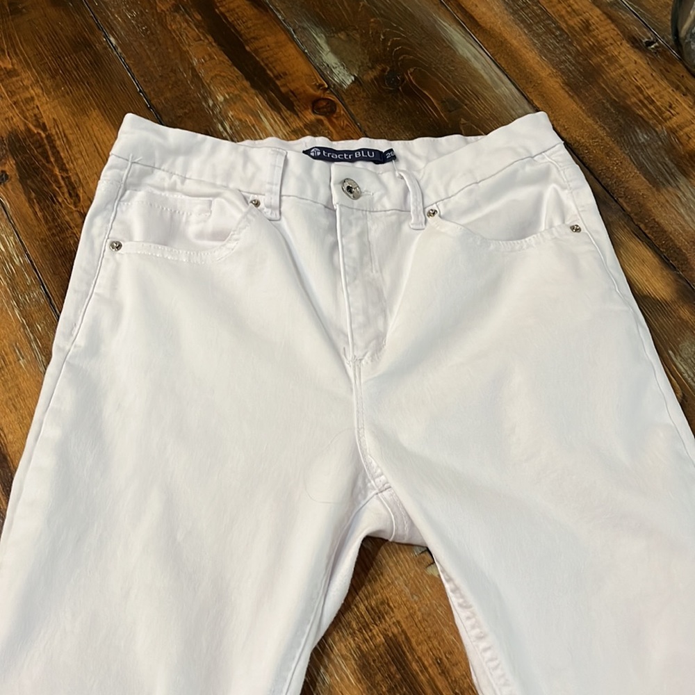 Tractr Blu White Flare Jeans Size 29 Worn Once